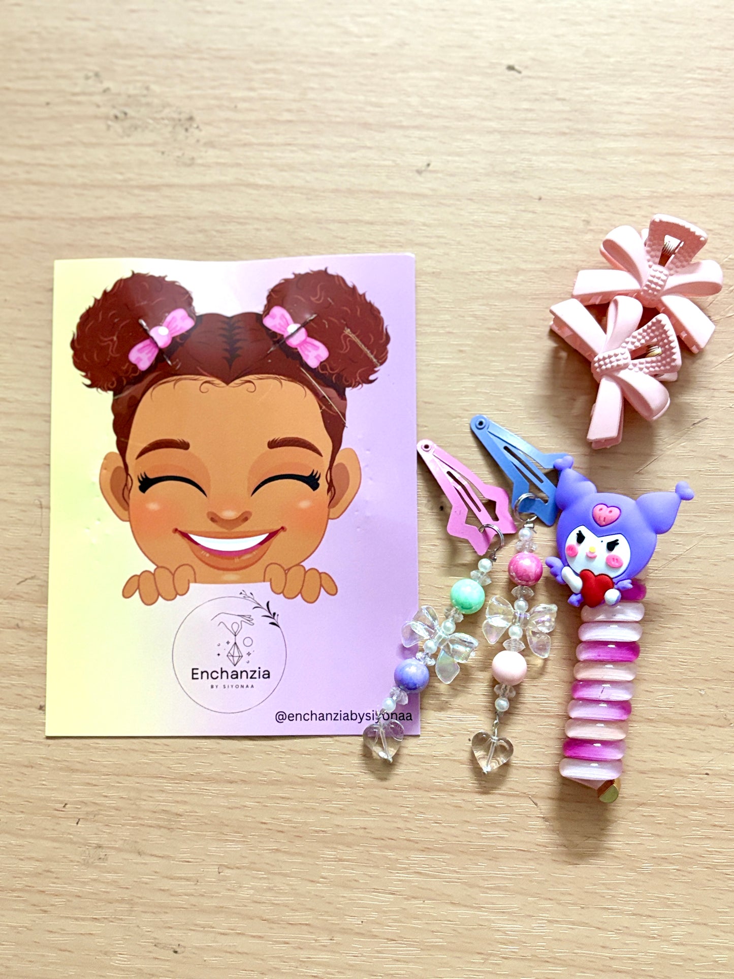 Assorted color baby girl hair clip card with soft mini clips. Perfect for toddlers, gifting, or daily wear. All shades are beautiful – random one will be sent.