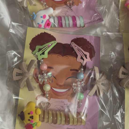 Assorted color baby girl hair clip card with soft mini clips. Perfect for toddlers, gifting, or daily wear. All shades are beautiful – random one will be sent.